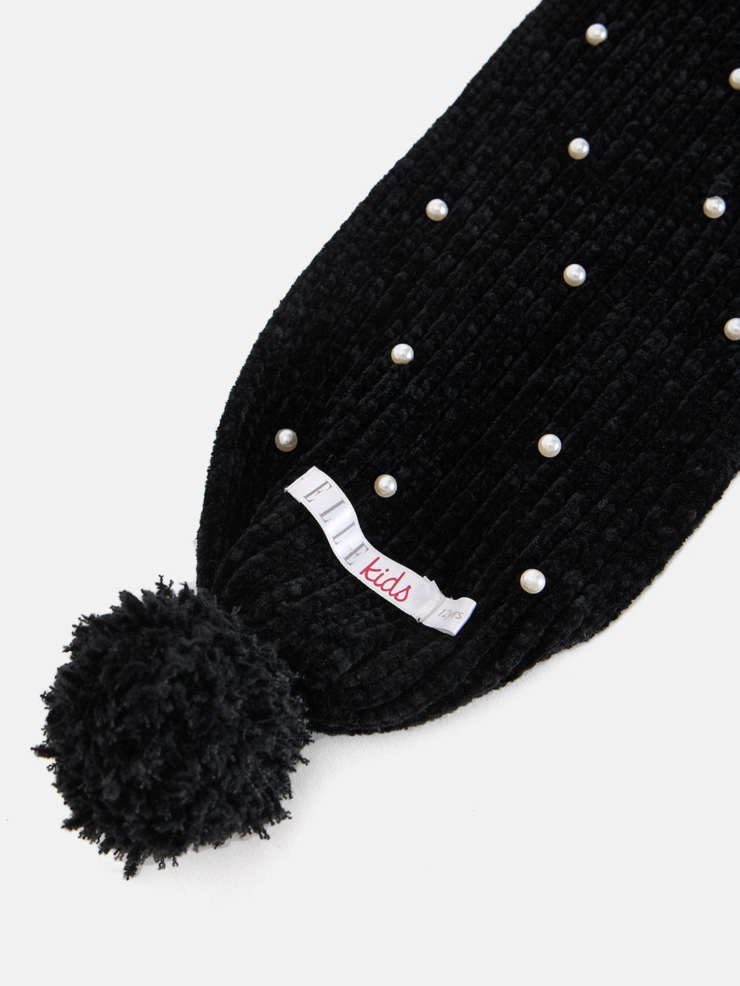 Elle Kids Black Regular Fit Scarf