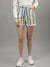 Iconic Women Multi Striped Regular Fit Shorts