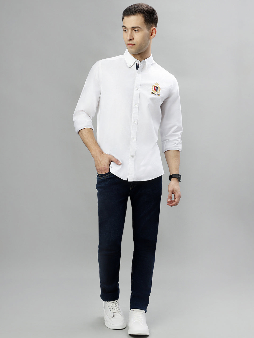 Iconic White Regular Fit Shirt