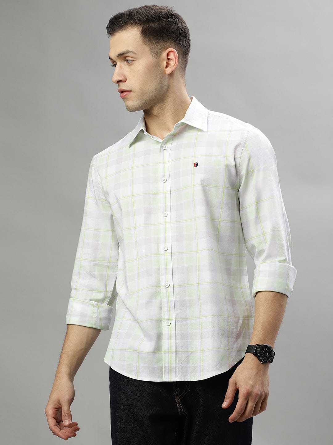 Iconic Men Multi Shirt Collar Shirt