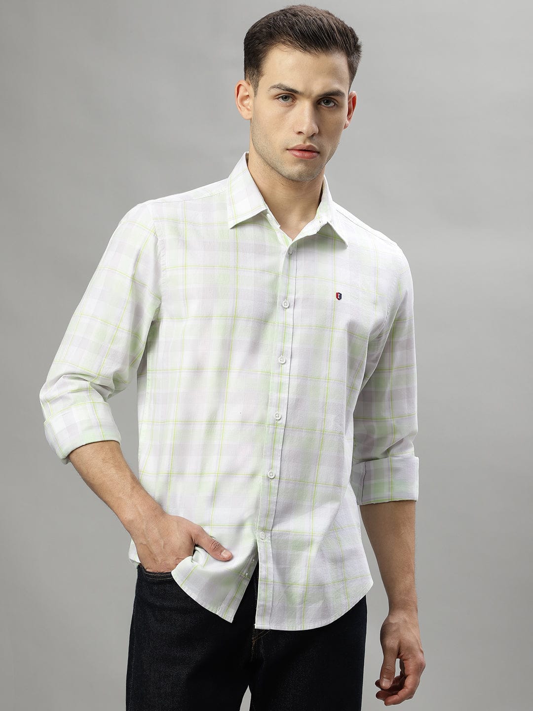 Iconic Men Multi Shirt Collar Shirt