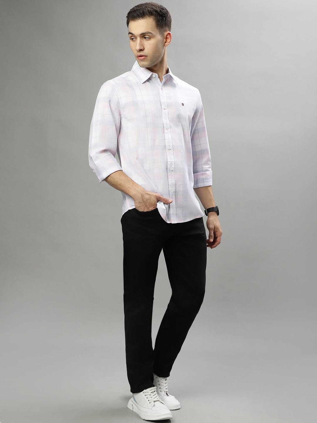 Iconic Men Multi Shirt Collar Shirt