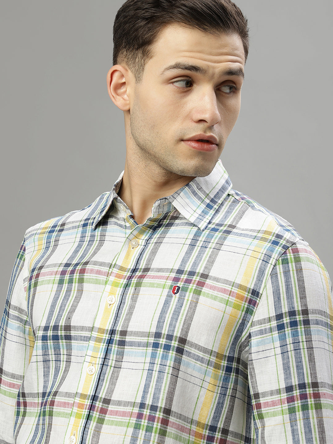 Iconic Multi Checked Regular Fit Shirt