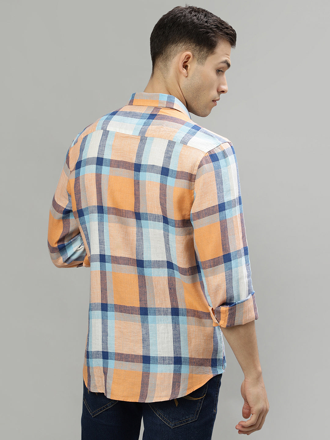 Iconic Multi Checked Regular Fit Shirt