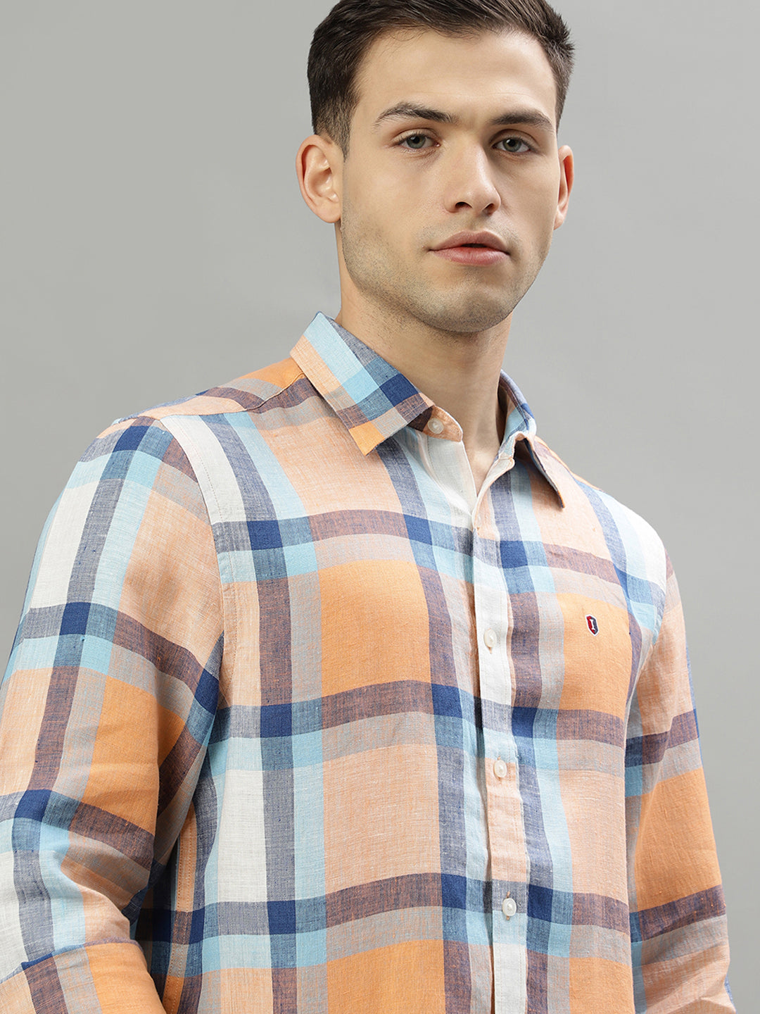 Iconic Multi Checked Regular Fit Shirt