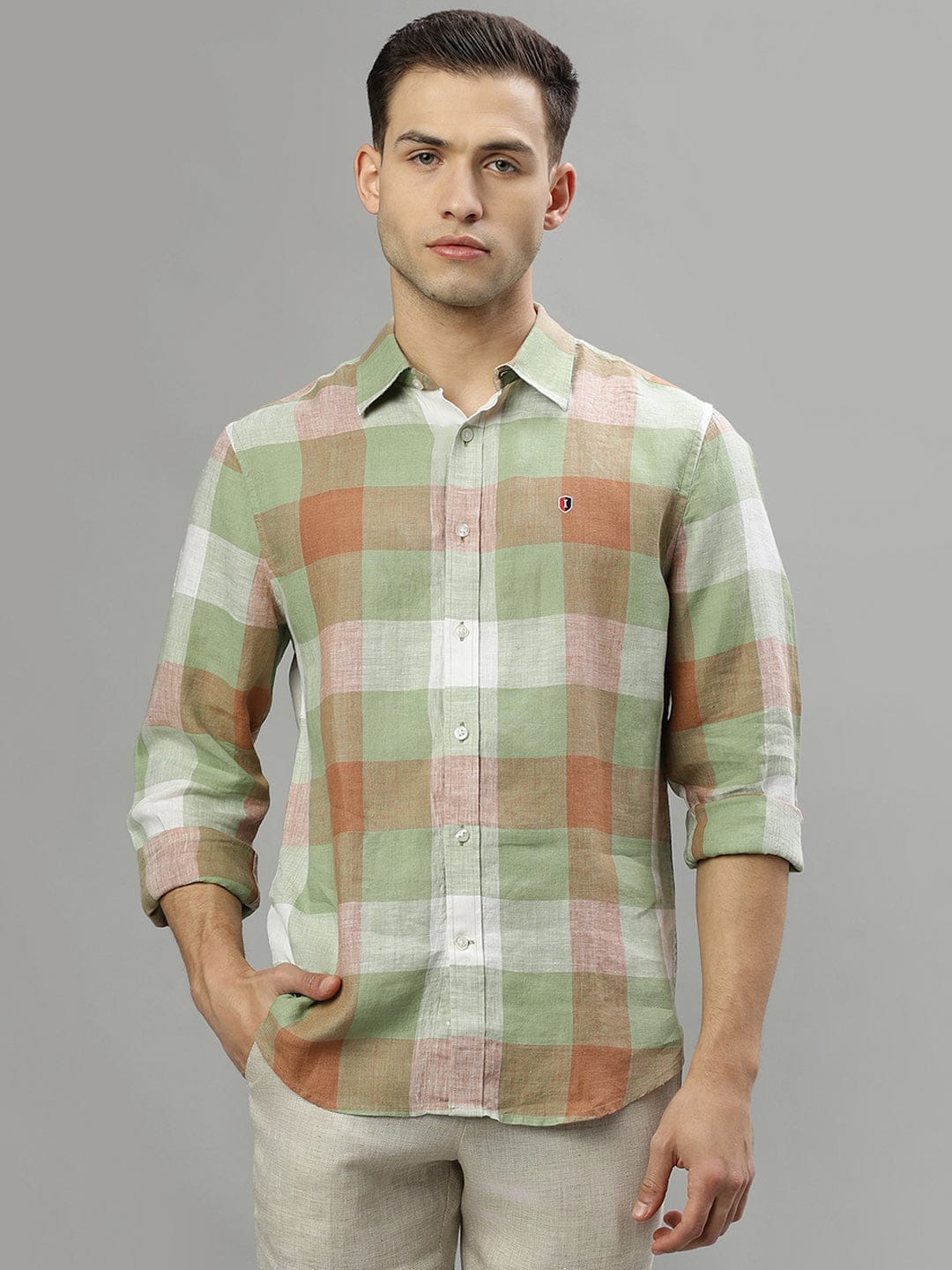 Iconic Men Multi Shirt Collar Shirt