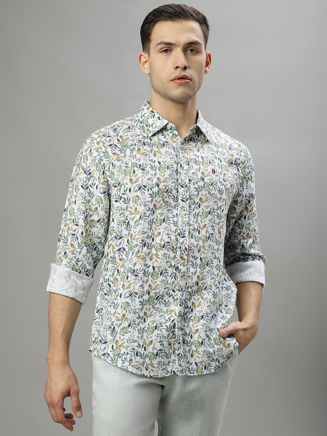 Iconic Men Multi Shirt Collar Shirt