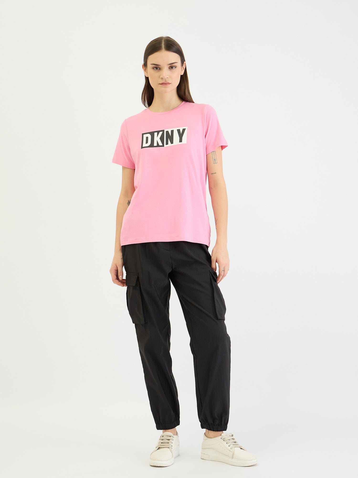 DKNY Women Pink Tshirt
