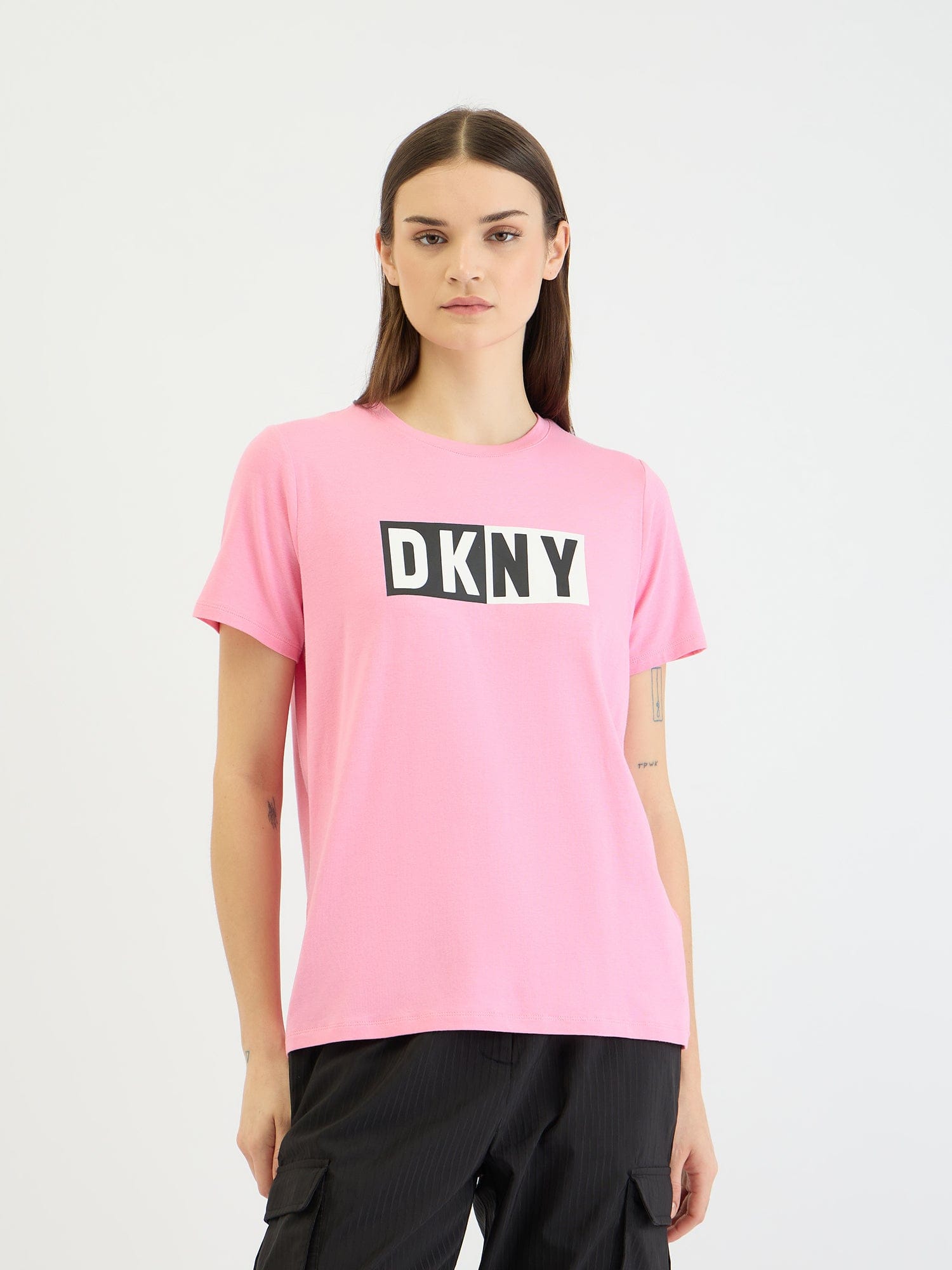 DKNY Women Pink Tshirt
