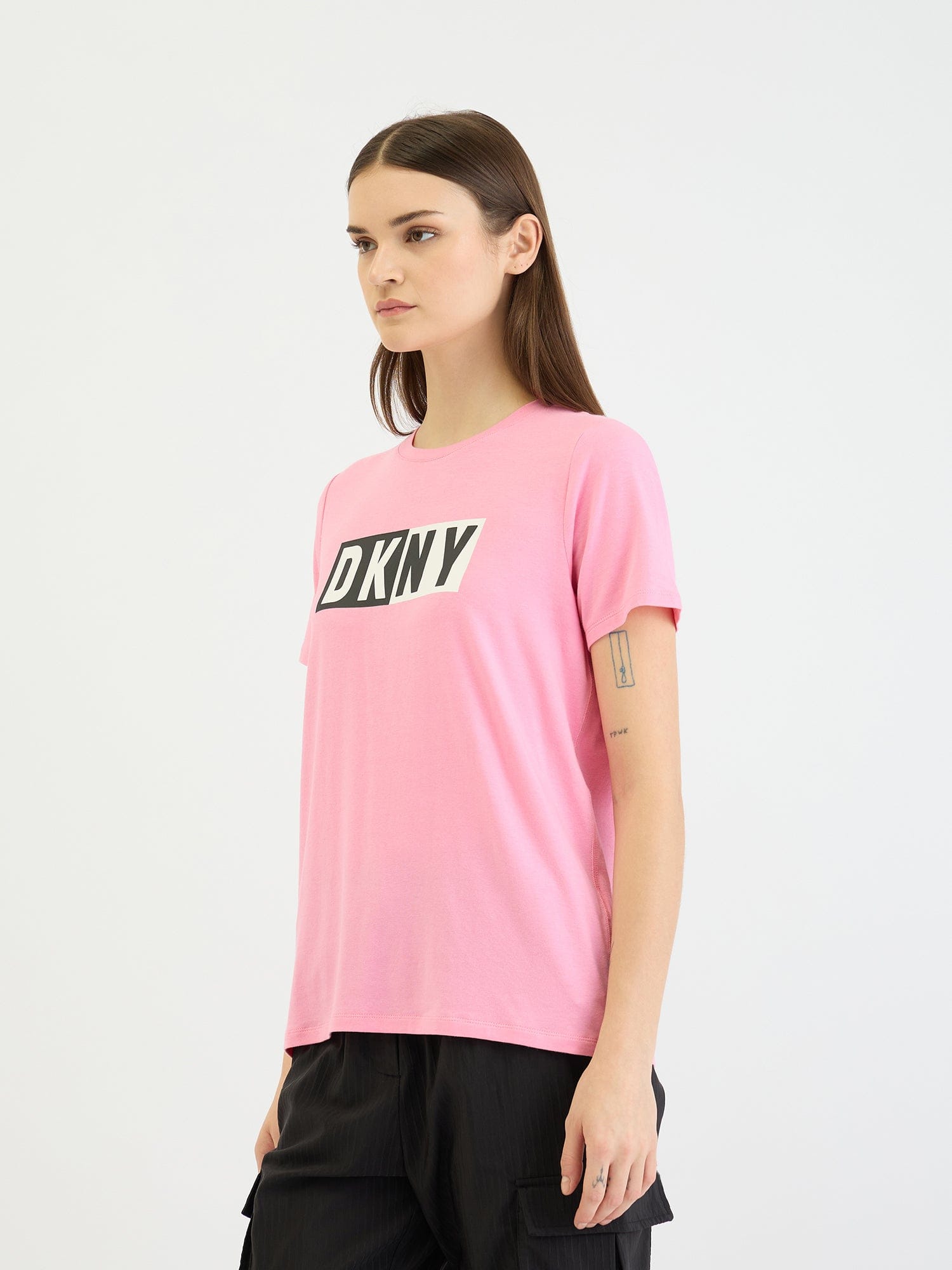 DKNY Women Pink Tshirt