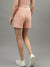 Iconic Women Pink Solid Regular Fit Shorts