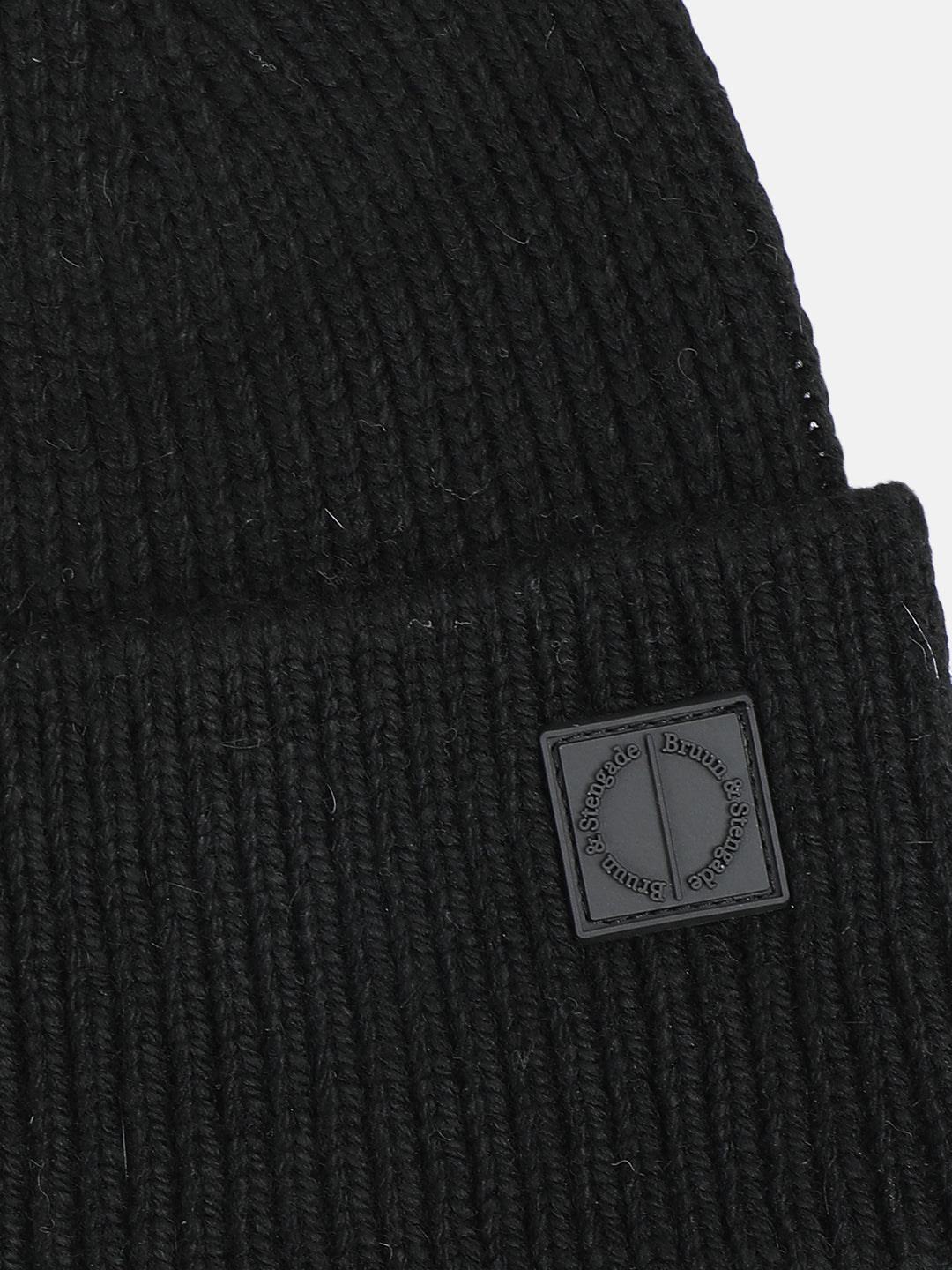 Bruun & Stengade Men Black Solid Cap