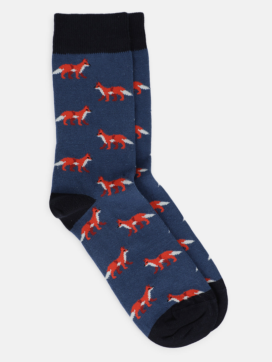 Lindbergh Men Blue Printed Socks