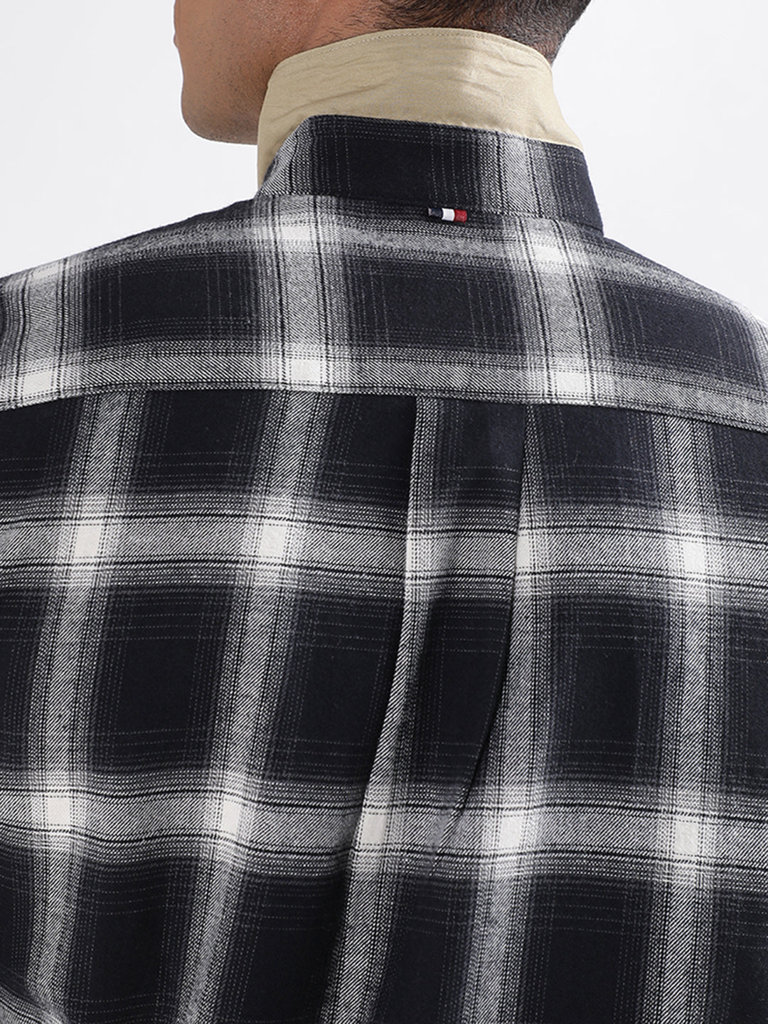 Lindbergh Black Checked Relaxed Fit Shirt