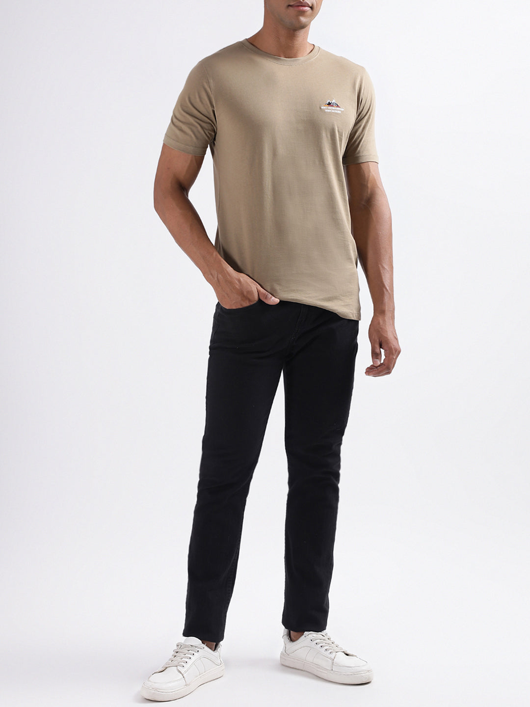 Lindbergh Brown Relaxed Fit T-Shirt