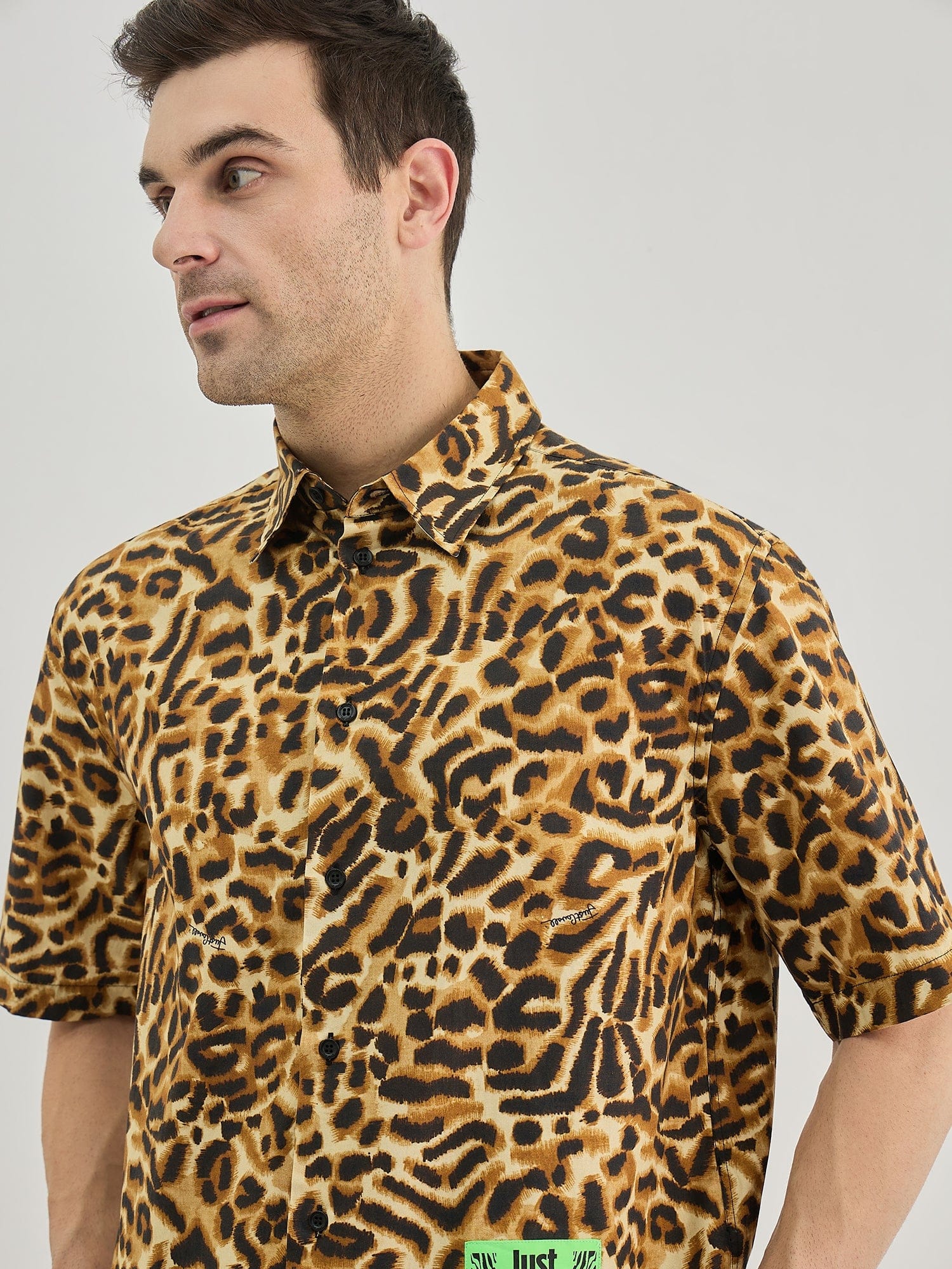 Just Cavalli Men Multi Collar Shirt