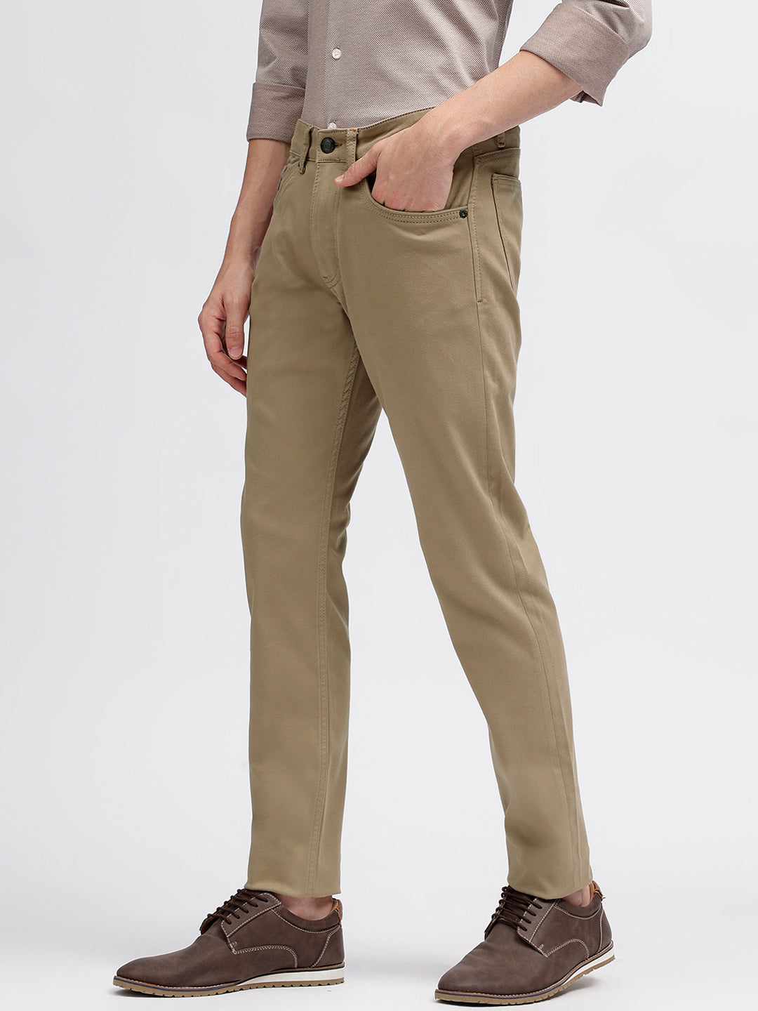 Matinique Men Brown Non Stretchable Regular Fit Jeans