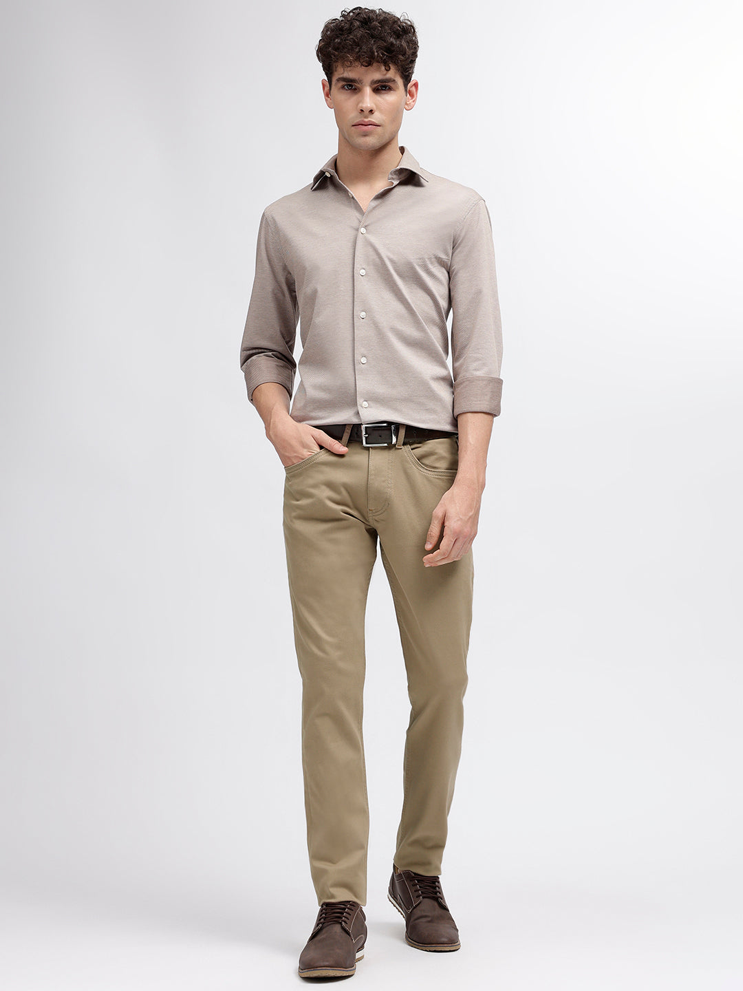 Matinique Men Brown Non Stretchable Regular Fit Jeans