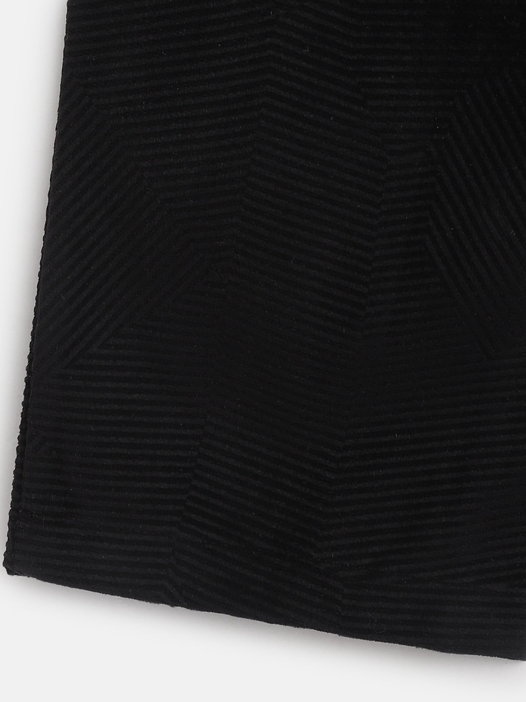 Blue Giraffe Girls Black Solid Regular Fit Trouser