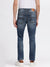 Iconic Men Blue Washed Mid-Rise Tapered Fit Jeans