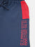 Blue Giraffe Boys Navy Blue Solid Relaxed Fit Mid-Rise Trackpant