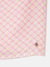 Elle Girls Pink Printed Round Neck Short Sleeves Top