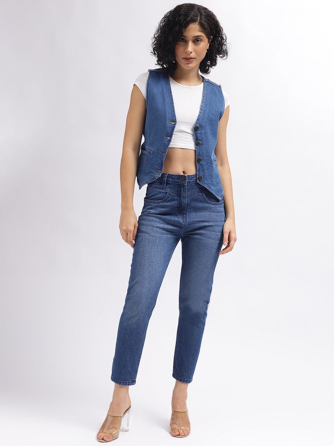 Elle Women Blue Slim Fit Jeans