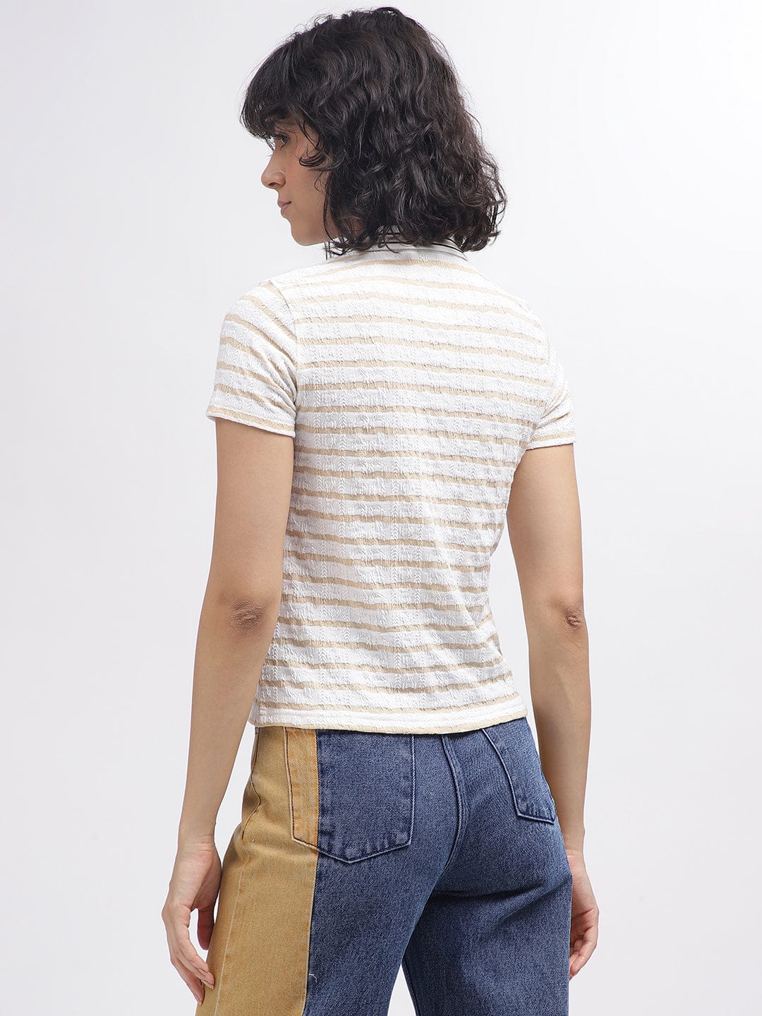 Iconic Women White Polo Polo Tshirt