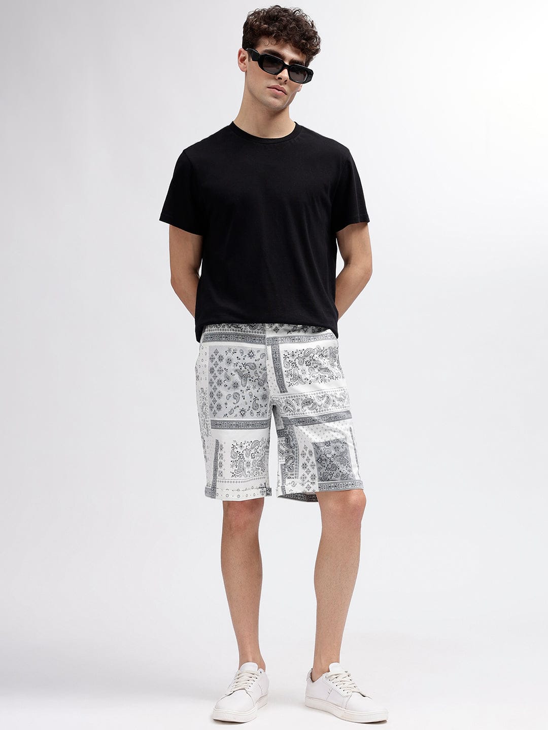 Iconic Men Black Shorts