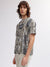 Just Cavalli Men Multi Color Printed Round Neck Short Sleeves T-shirt