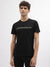 Antony Morato Men Black Printed Round Neck Short Sleeves T-Shirt