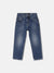 Antony Morato Boys Blue Solid Relaxed Fit Mid-Rise Jeans