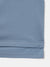Antony Morato Boys Blue Solid Henley Short Sleeves T-Shirt