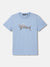 Antony Morato Boys Blue Printed Round Neck Short Sleeves T-Shirt