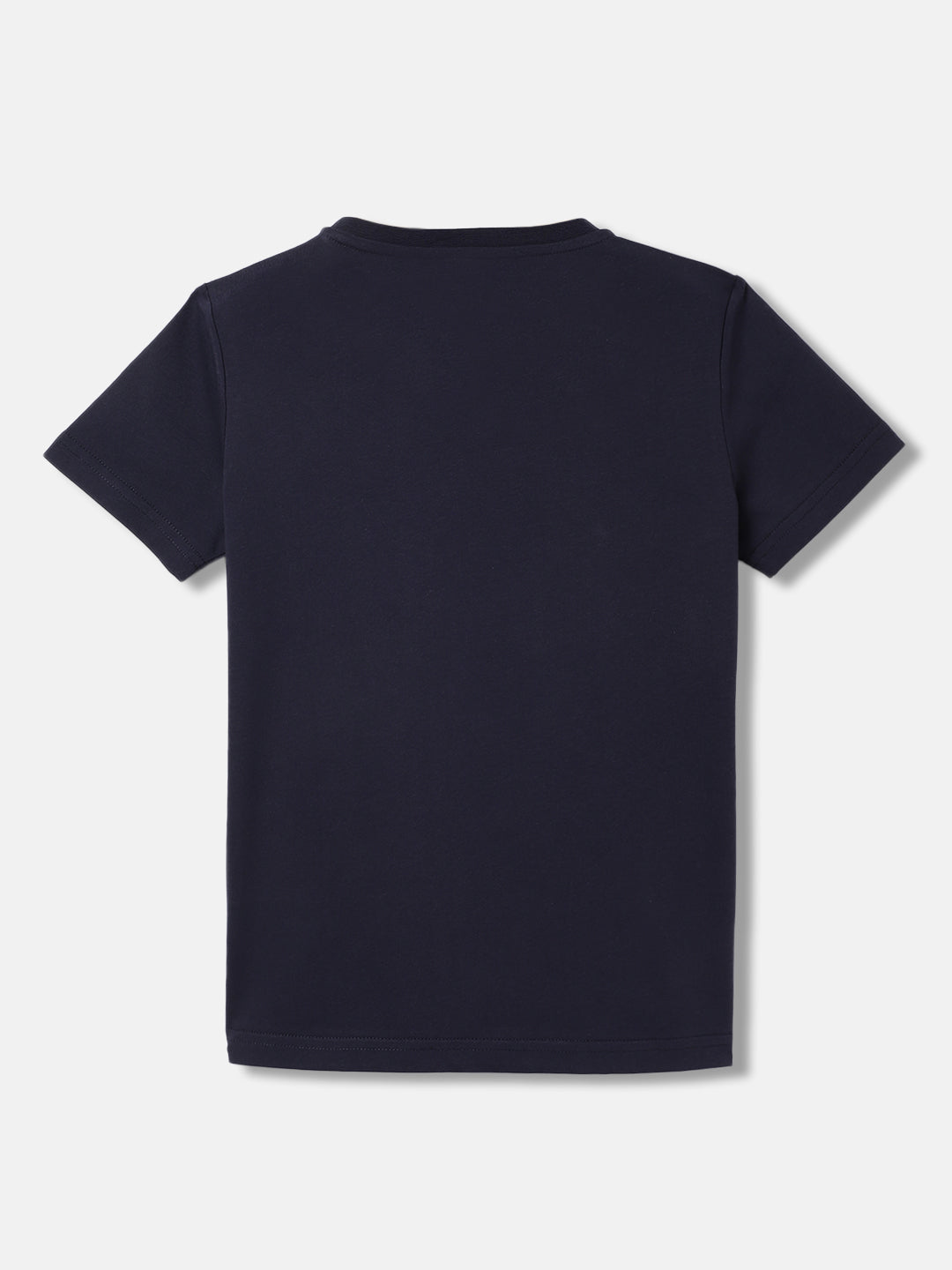Antony Morato Boys Blue Printed Round Neck Short Sleeves Tshirt