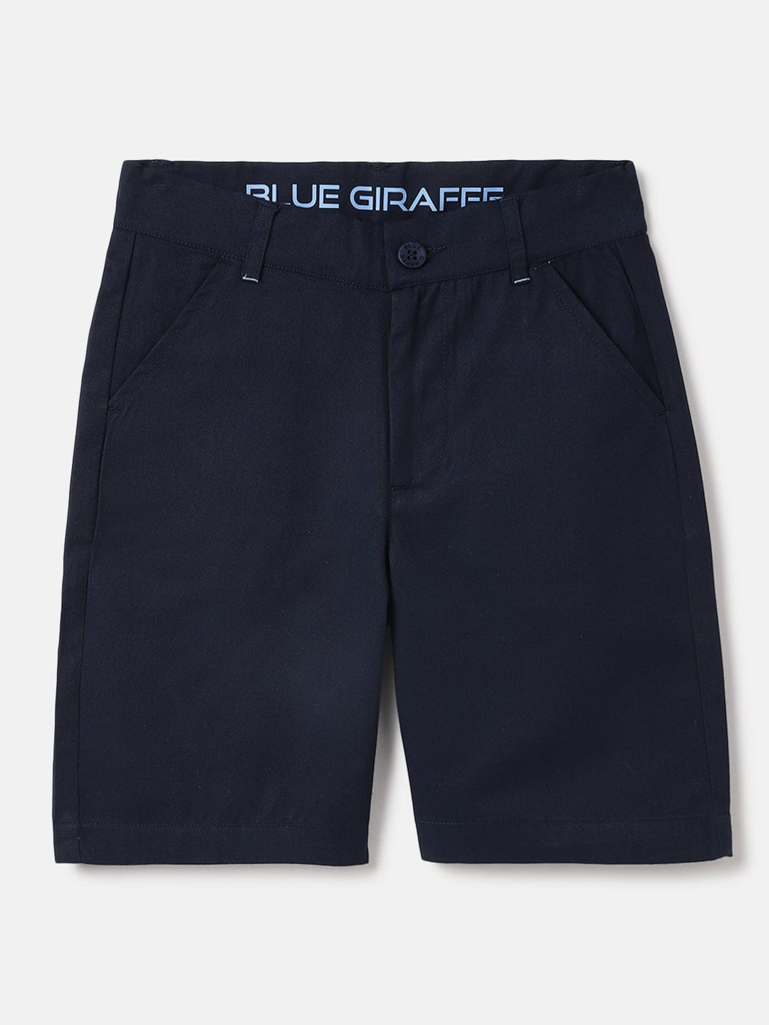 Blue Giraffe Boys Navy Mid Rise Regular Fit Chino Shorts