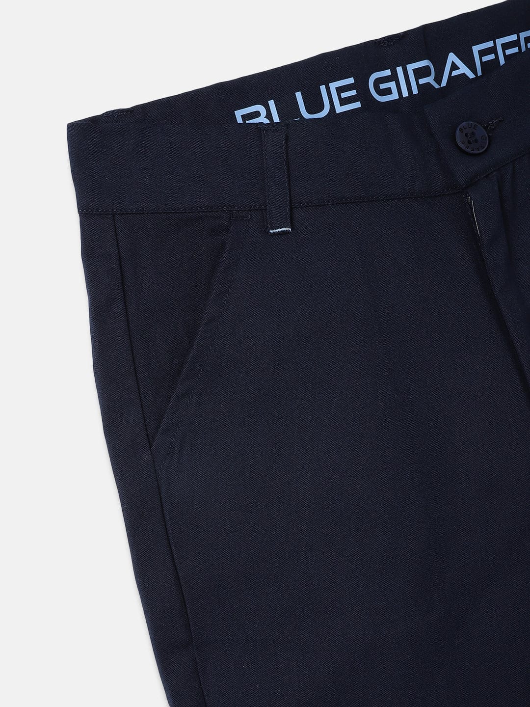 Blue Giraffe Boys Navy Mid Rise Regular Fit Chino Shorts