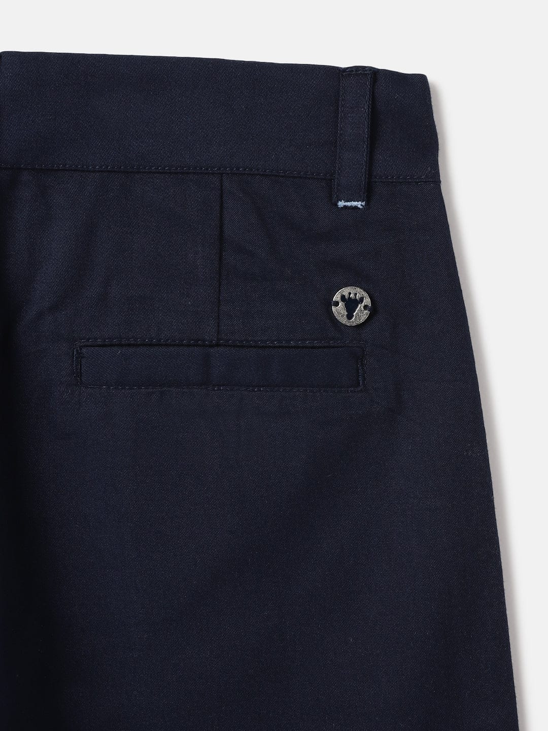 Blue Giraffe Boys Navy Mid Rise Regular Fit Chino Shorts