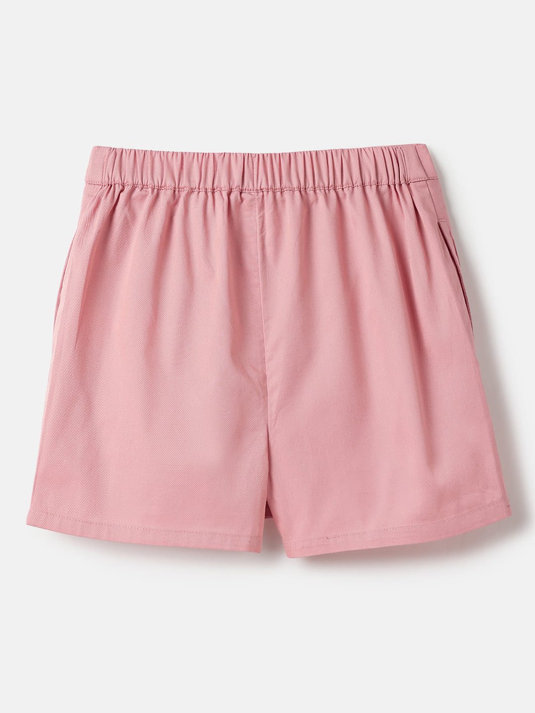 Blue Giraffe Girls Pink Regular Fit All Over Embroidered Skort