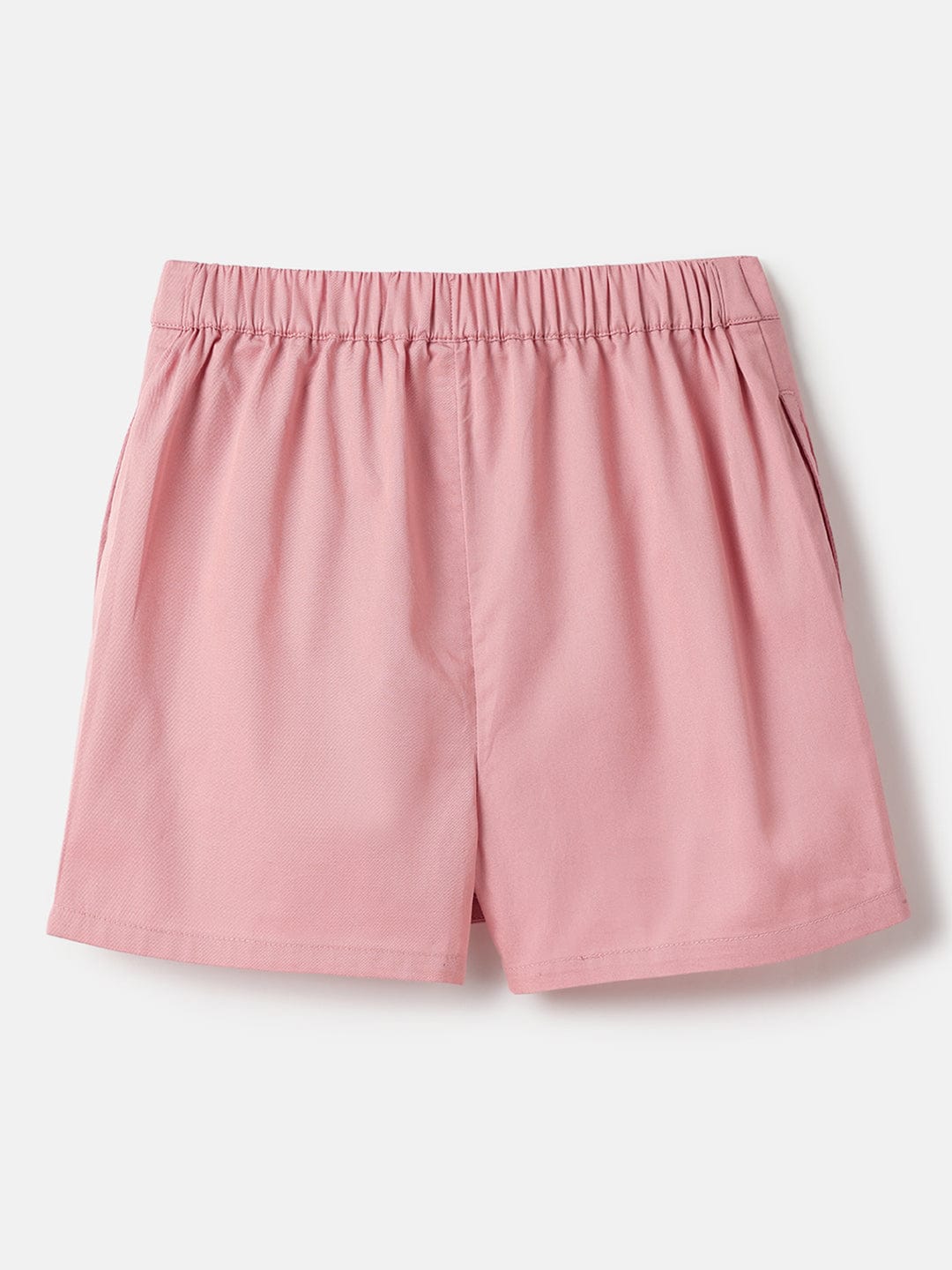 Blue Giraffe Girls Pink Regular Fit All Over Embroidered Skort