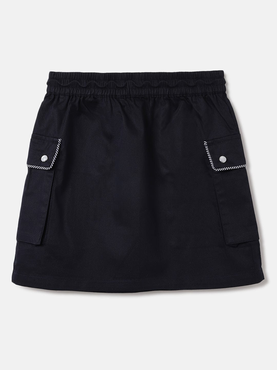 Blue Giraffe Kids Navy Regular Fit Solid Skort