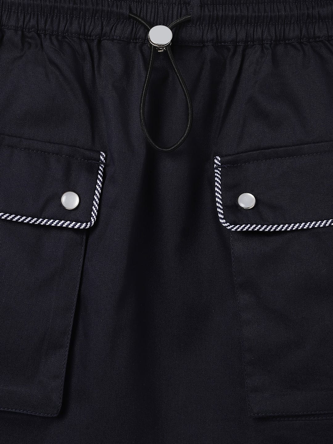 Blue Giraffe Kids Navy Regular Fit Solid Skort