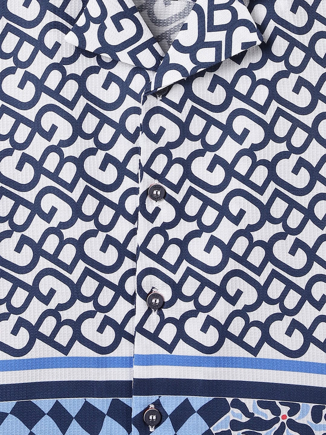 Blue Giraffe Kids Multi Printed Resort Collar Shirt