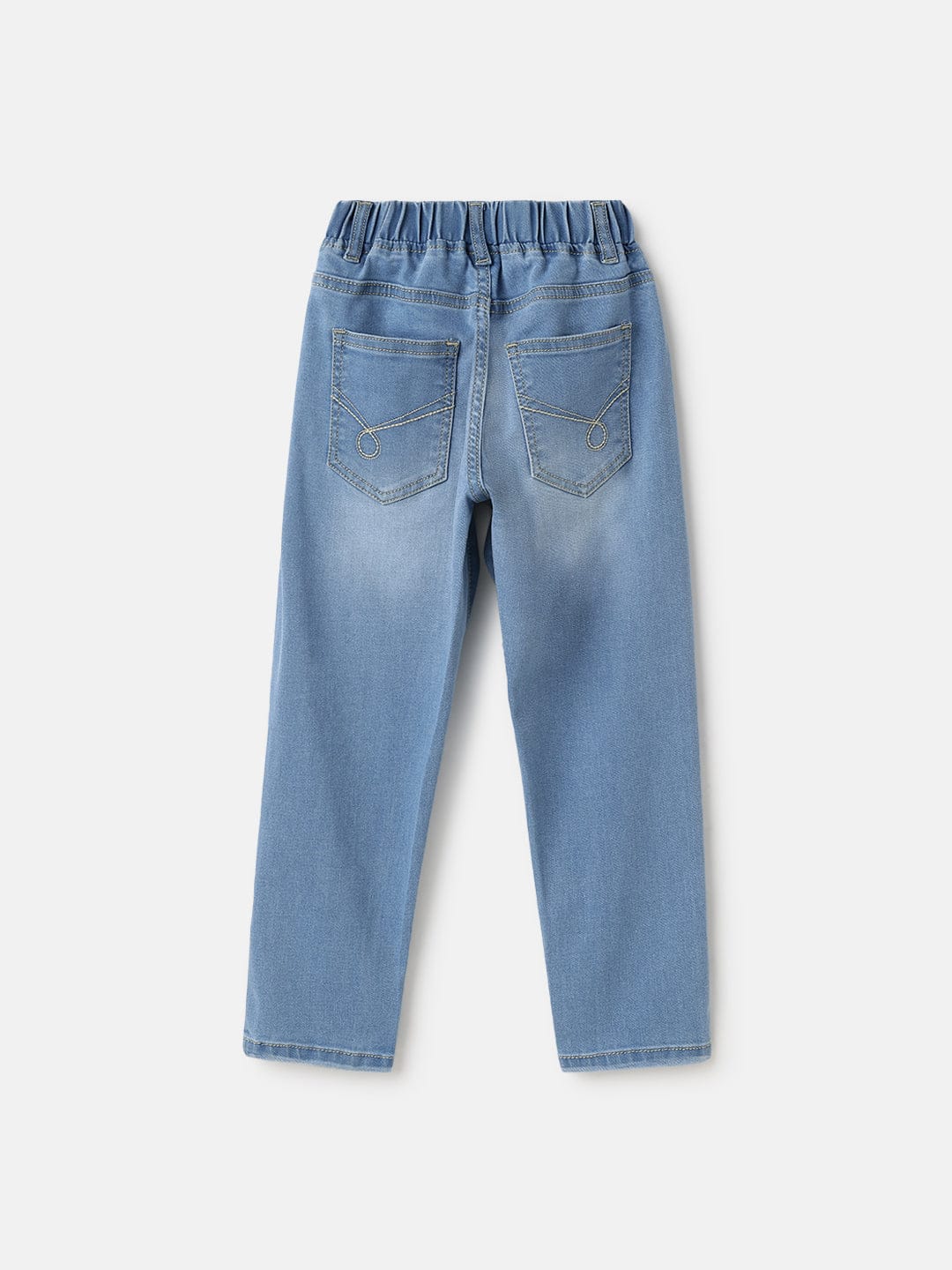 Blue Giraffe Kids Blue Balloon Fit Solid Jeans