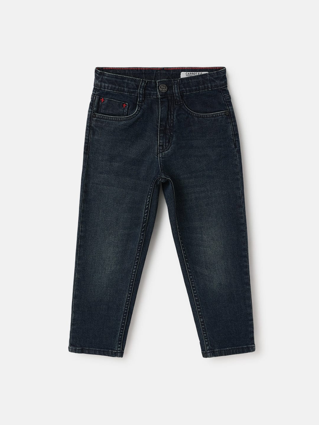 Blue Giraffe Kids Blue Carrot Fit Solid Jeans