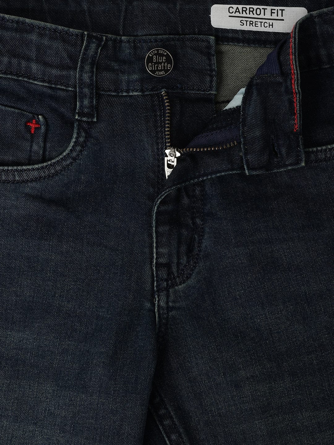 Blue Giraffe Kids Blue Carrot Fit Solid Jeans