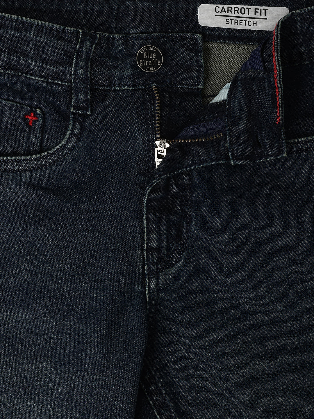 Blue Giraffe Kids Blue Carrot Fit Solid Jeans