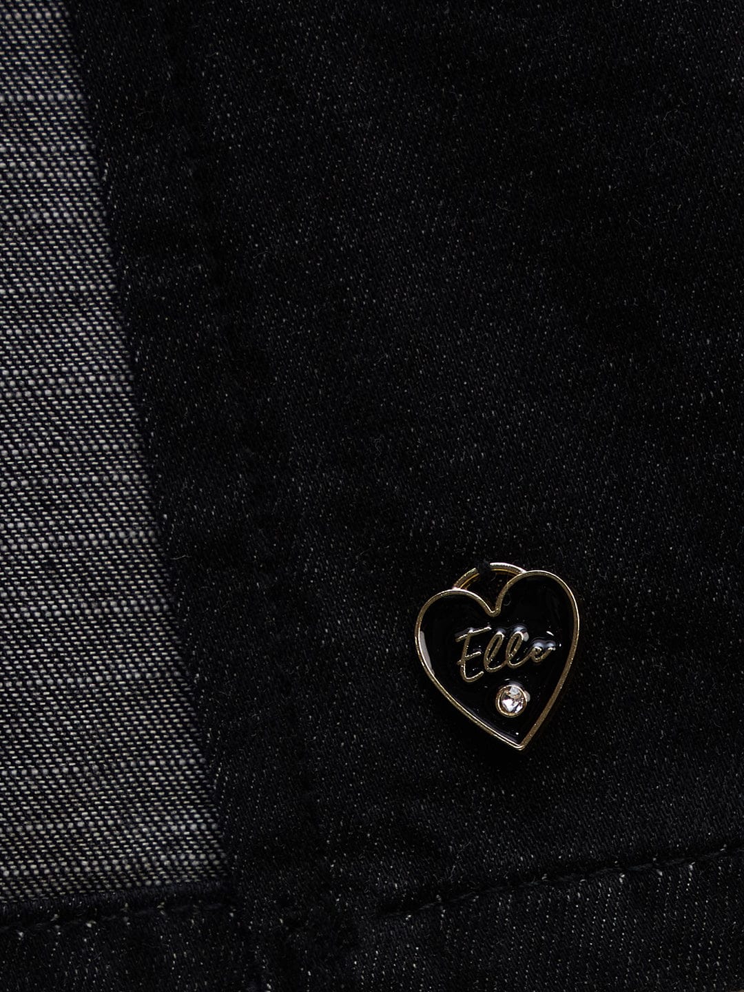 Elle Kids Black A Line Solid Skirt