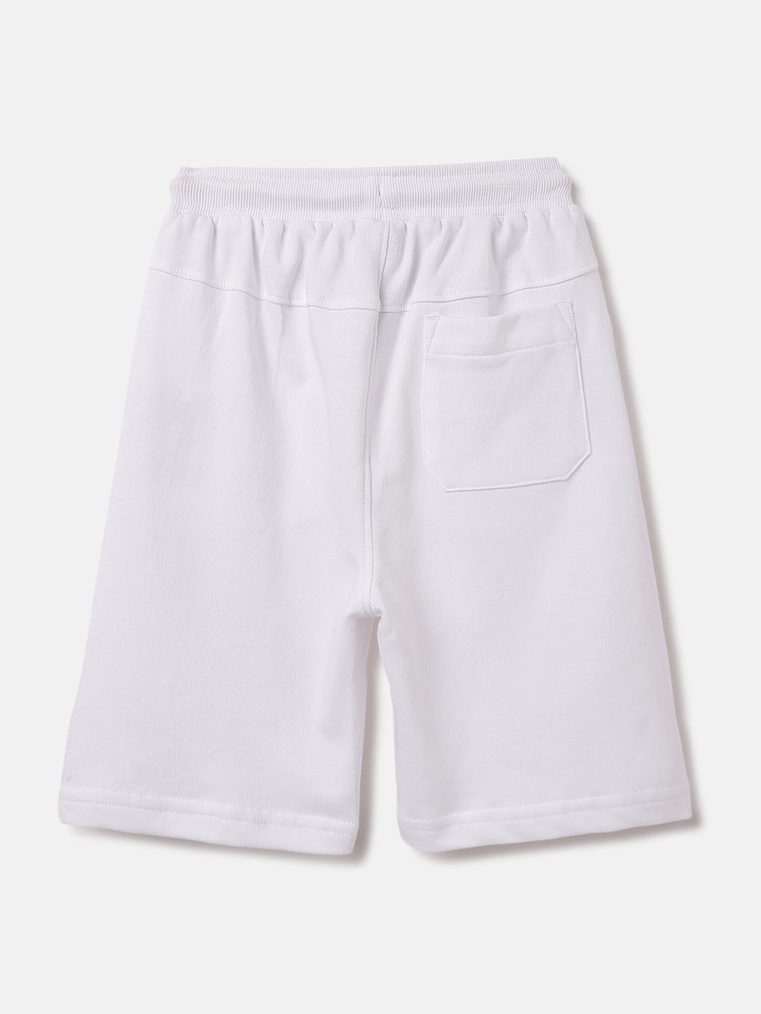Blue Giraffe Kids White Regular Fit Solid Shorts