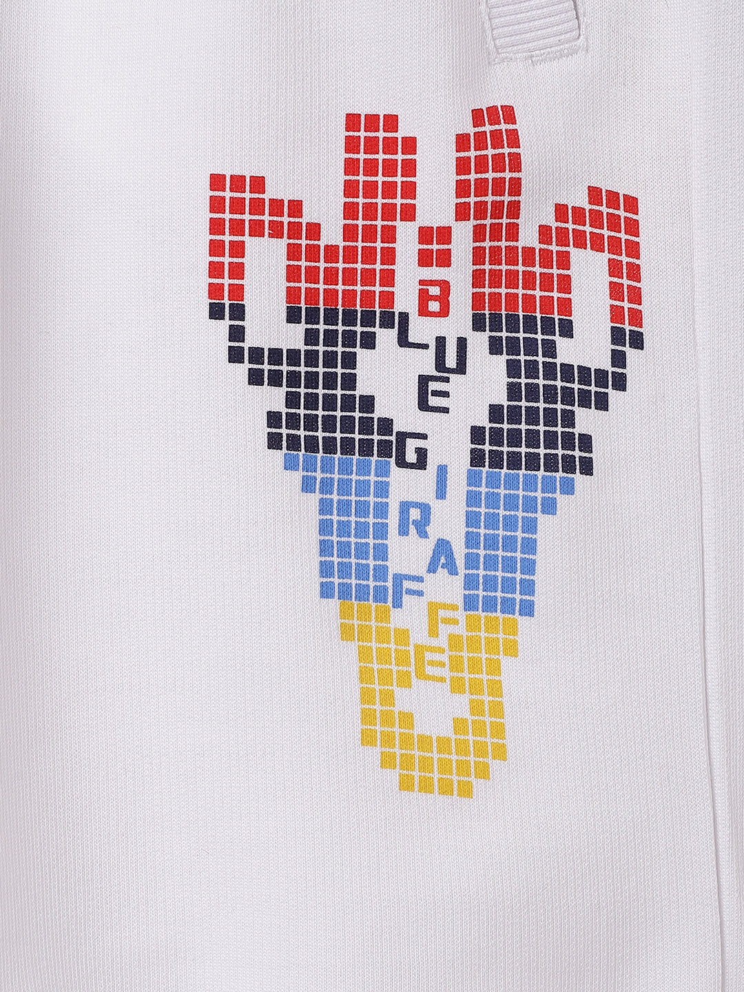 Blue Giraffe Kids White Regular Fit Solid Shorts